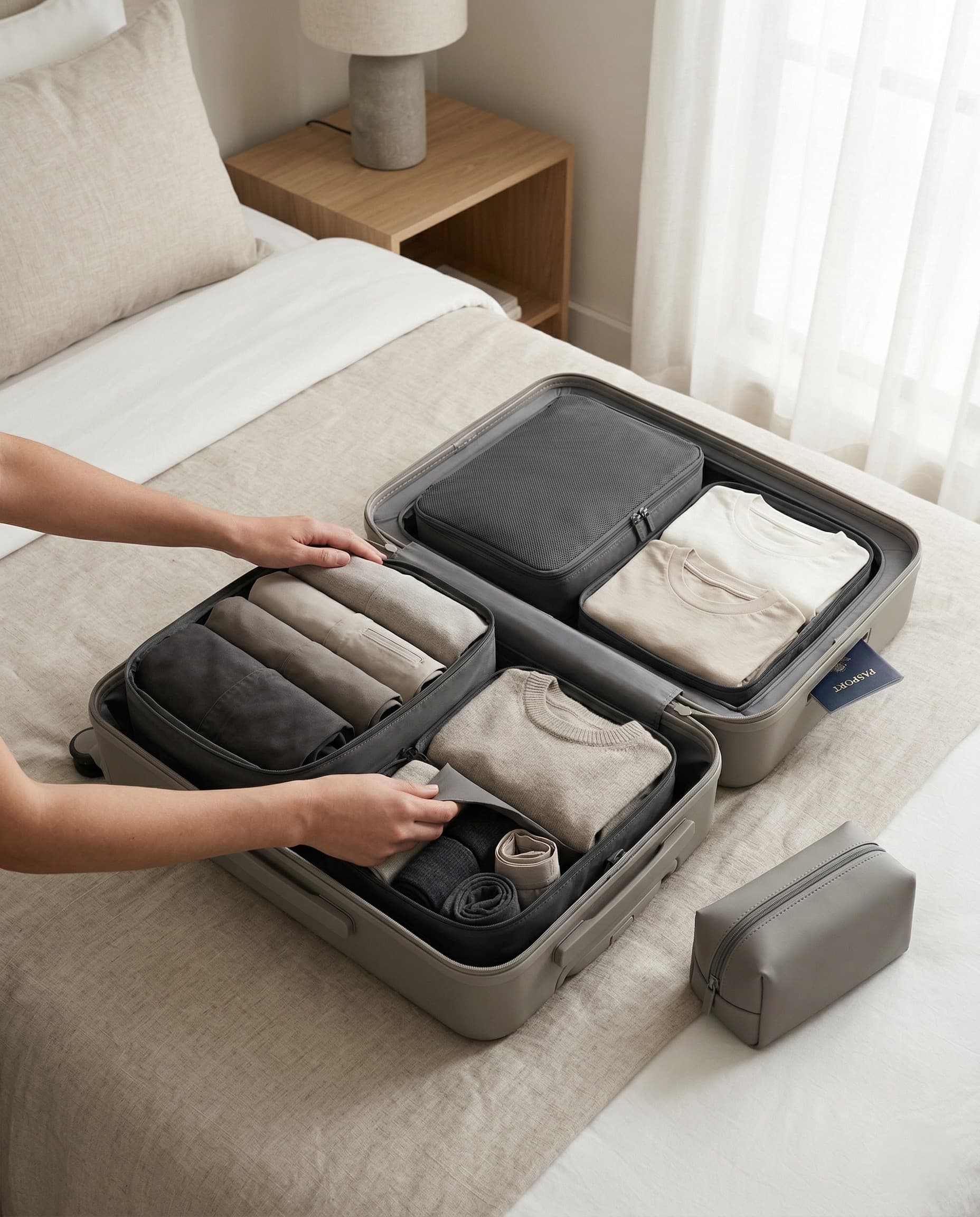 Carrivo organized luggage lifestyle
