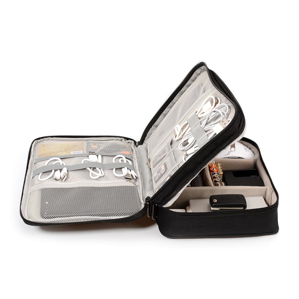 Cable Organizer Bag Travel Electronic Accessories Carrying Case for Digital Camera, USB, Charger, Power Bank Storage Bag Box thumbnail 3