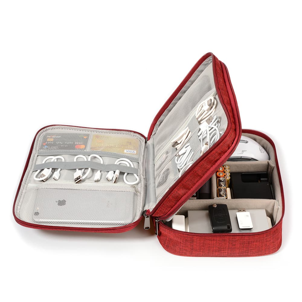 Cable Organizer Bag Travel Electronic Accessories Carrying Case for Digital Camera, USB, Charger, Power Bank Storage Bag Box thumbnail 2