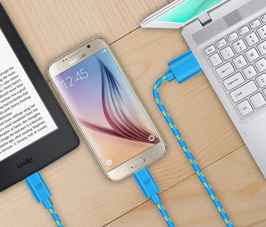 Woven nylon cloth data cable thumbnail 6