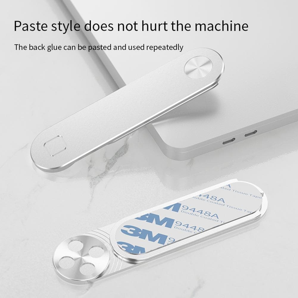 Laptop Phone Holder, Adjustable Laptop Side Mount Clip, Magnetic Laptop Monitor Mount, Computer Laptop Cellphone Stand Foldable Aluminum Expansion Bracket Tablet Clip For Dual Screen thumbnail 8