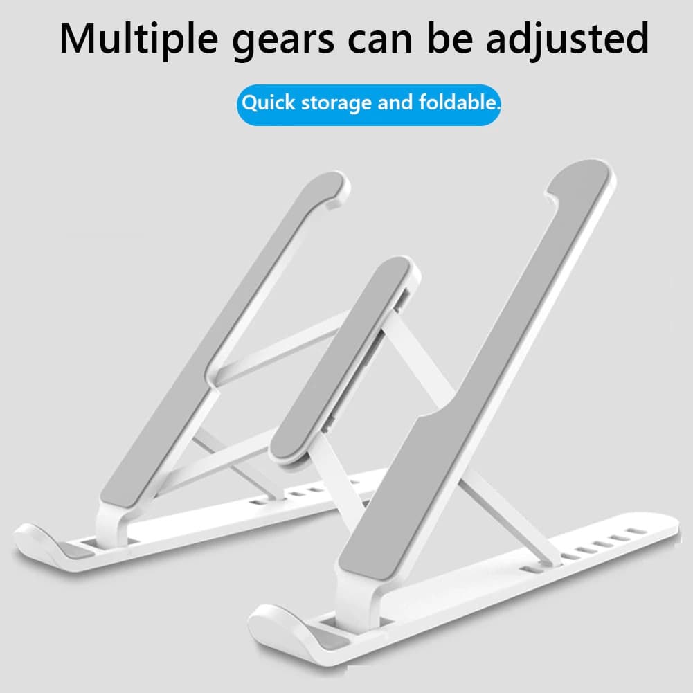 Adjustable Non-slip Laptop Stand Support Holder Base Riser 6 Gears Height Notebook Cooling Stand Portable For 11-17 Inch Tablet thumbnail 6