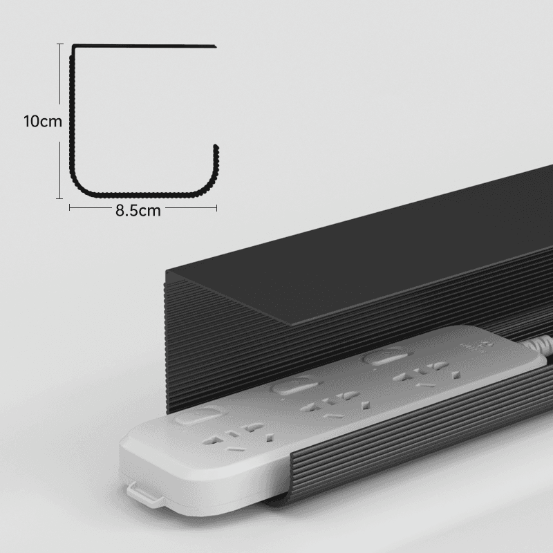 Computer Desk Bottom Cable Management Rack Storage Slot thumbnail 11
