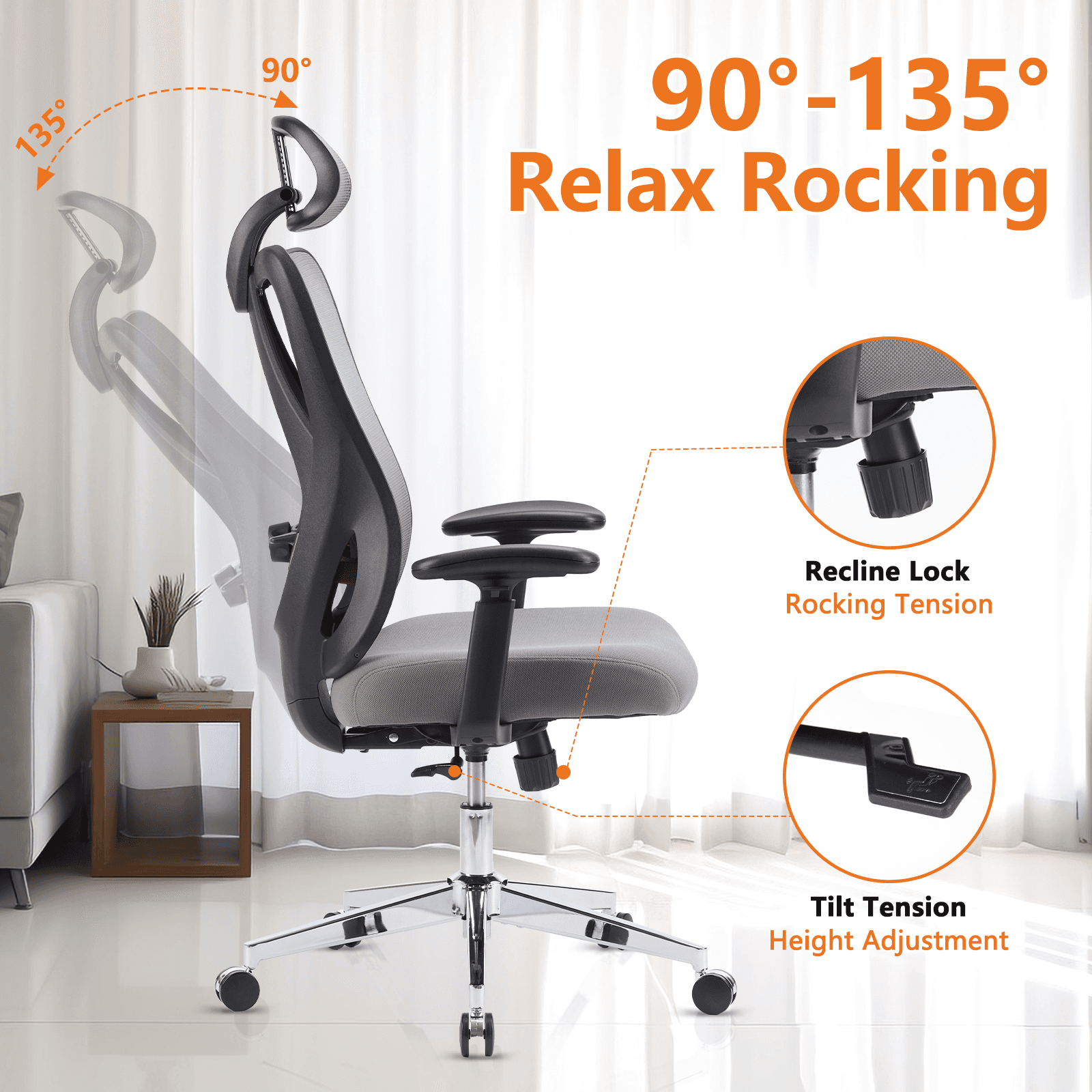 Ergonomic Office Chair thumbnail 4