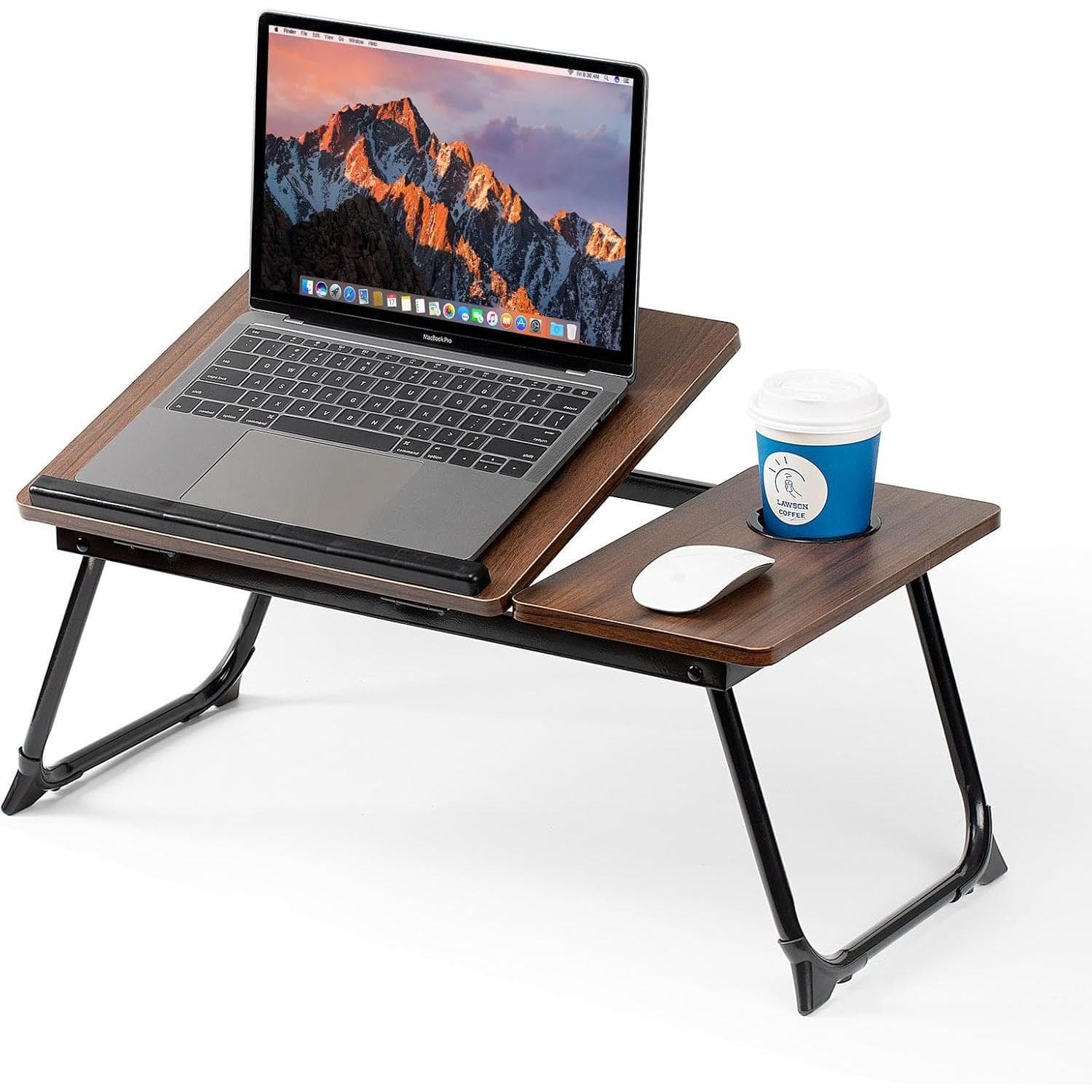 Adjustable Laptop Desk,Bed Computer Desk, Foldable Study Desk, Bedroom, Children's Adjustable Table, Small Coffee Table, Dining Table, Adjustable Solid Wood Writing Desk thumbnail 3