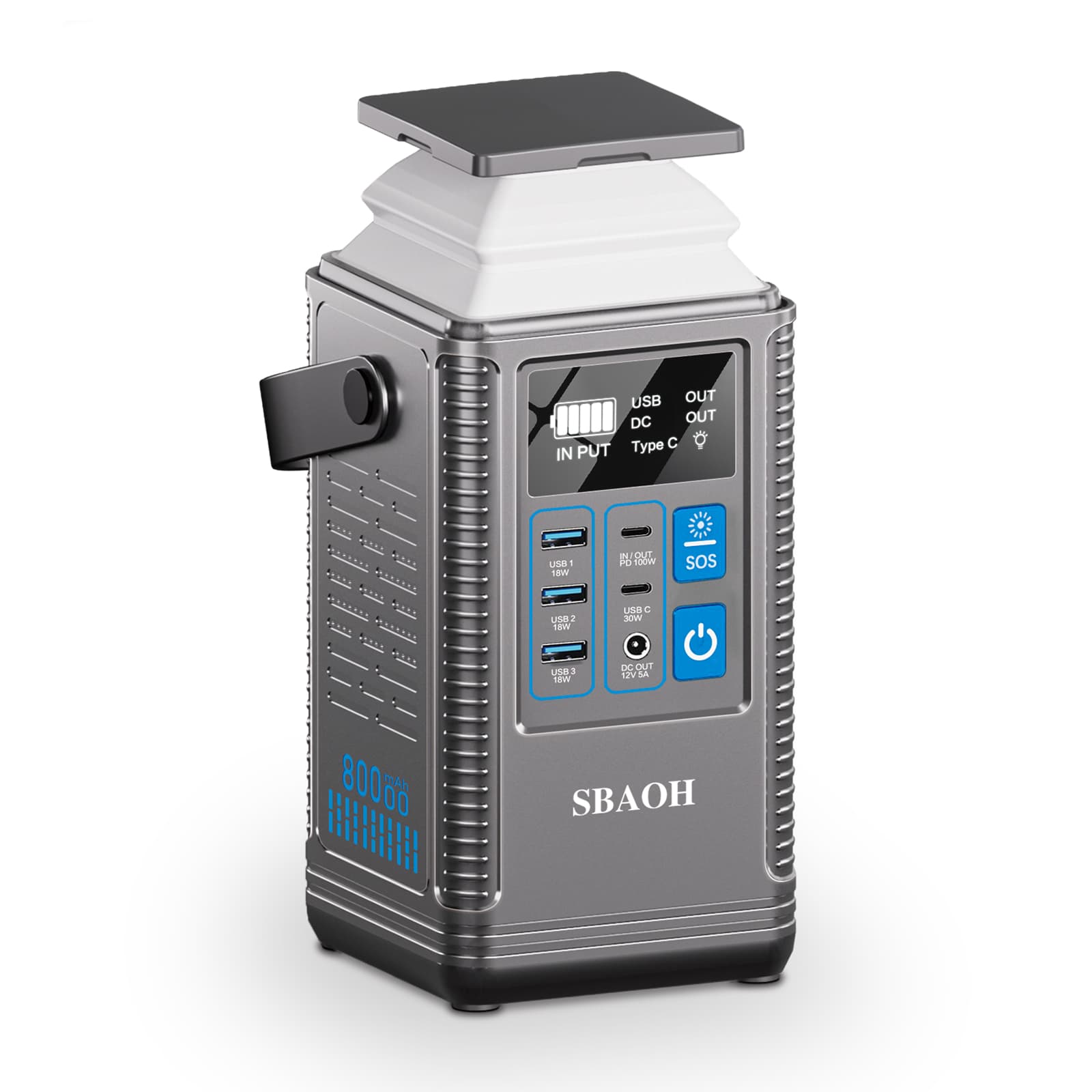 Power Station 296Wh Lithium Battery Mobile Power Supply 80000mAh Portable Rechargeable Battery Outdoor Energy Storage Power Supply thumbnail 3