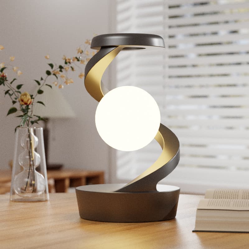 Rotating Moon Desk Lamp With Phone Wireless Charging Sensor Control Table Lamps Decorative Desktop Lamp Small Night Lamp Home Decor thumbnail 3