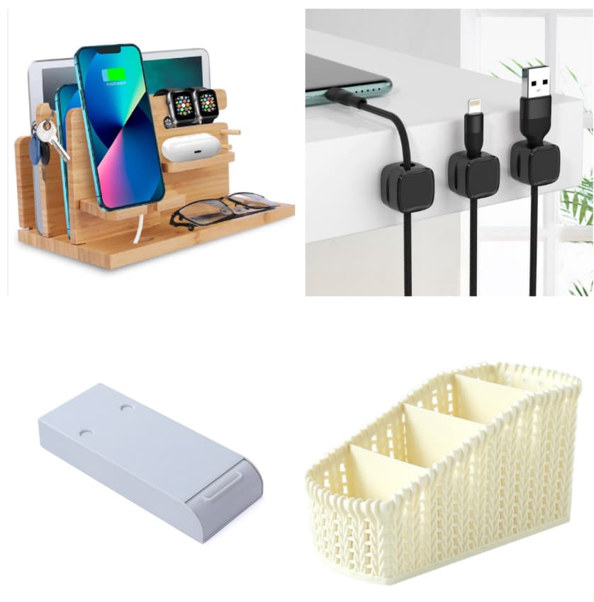 Magnetic Cable Clip Under Desk Cable Management Adjustable Cord Holder Wire Organizer And Cable Management Wire Keeper thumbnail 29